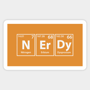 Nerdy Elements Spelling Sticker